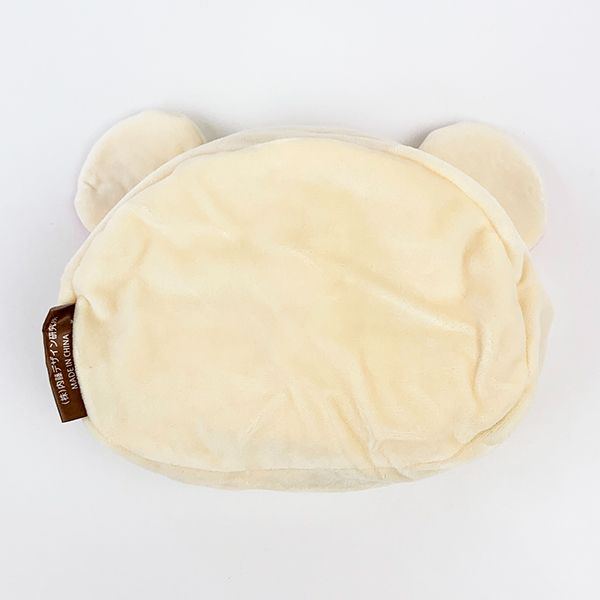 リラックマ リバーシブル3面ポーチ フェイス コリラックマ キイロイトリ メイクポーチ 小物入れ ブラウン