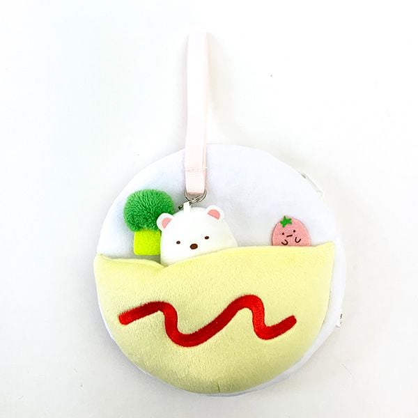 すみっコぐらし しろくま おもしろパスケース 定期入れ ホワイト