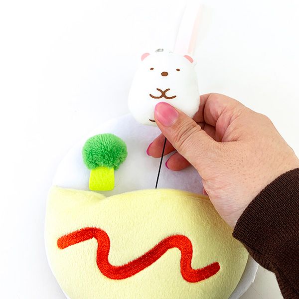 すみっコぐらし しろくま おもしろパスケース 定期入れ ホワイト