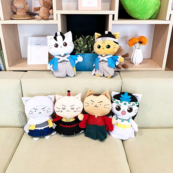 ねこねこ日本史 上杉謙信 マスコット ぬいぐるみ 歴史 インテリア キッズ 知育