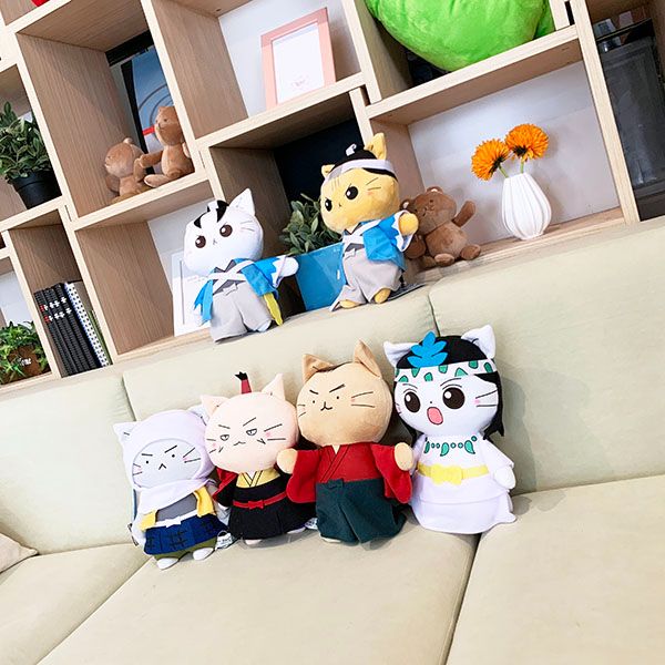 ねこねこ日本史 上杉謙信 マスコット ぬいぐるみ 歴史 インテリア キッズ 知育