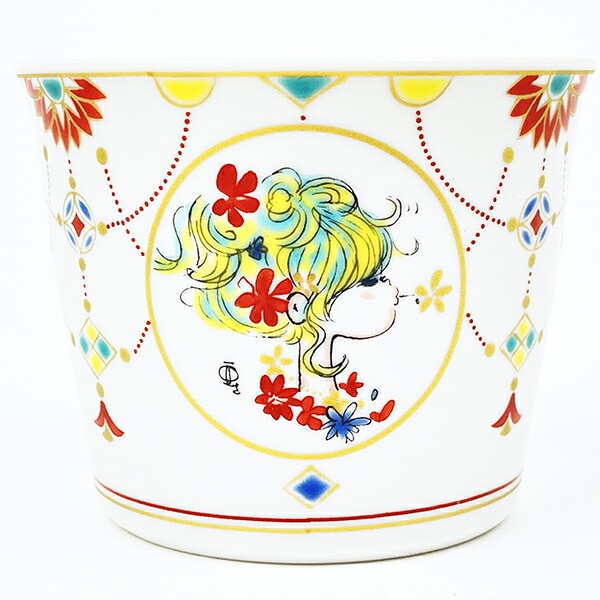 水森亜土 ハナ 九谷焼 蕎麦猪口  食器 日本製 亜土ちゃん