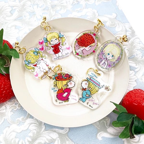 水森亜土 アクリルイヤリング キス 亜土ちゃん アクセサリー ギフト おしゃれ