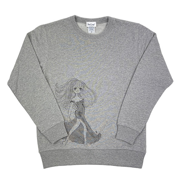 水森亜土 ドレス トレーナー(M) グレー アパレル 亜土ちゃん