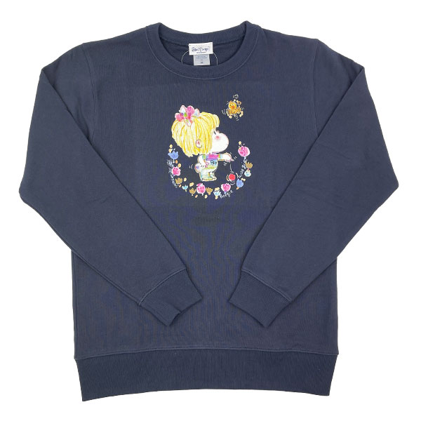 水森亜土 ヨーヨー トレーナー(M) ネイビー アパレル 亜土ちゃん