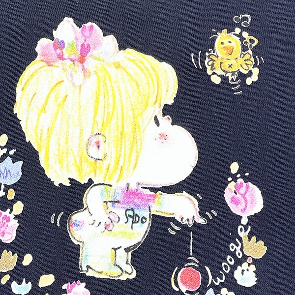 水森亜土 ヨーヨー トレーナー(M) ネイビー アパレル 亜土ちゃん