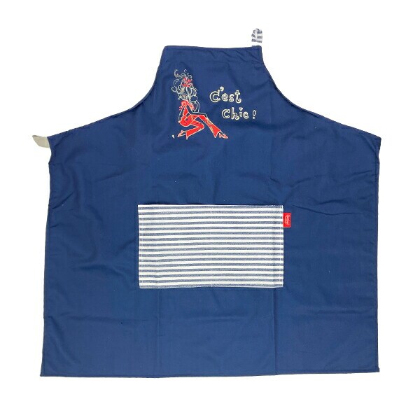 水森亜土 セ・シック エプロン(ネイビー) アパレル