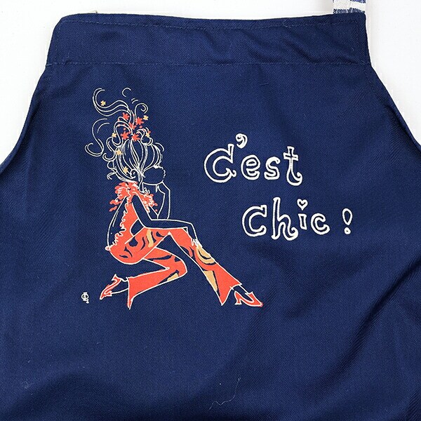 水森亜土 セ・シック エプロン(ネイビー) アパレル