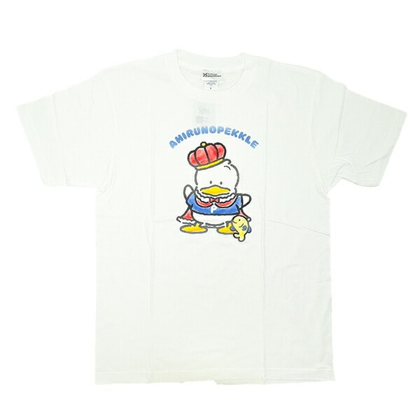 サンリオ あひるのペックル 35th 半袖Tシャツ(L) ホワイト アパレル Sanrio