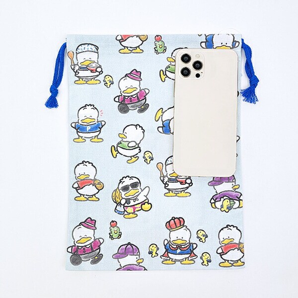 サンリオ あひるのペックル 35th 巾着 日本製 Sanrio