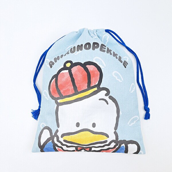 サンリオ あひるのペックル 35th 巾着 日本製 Sanrio