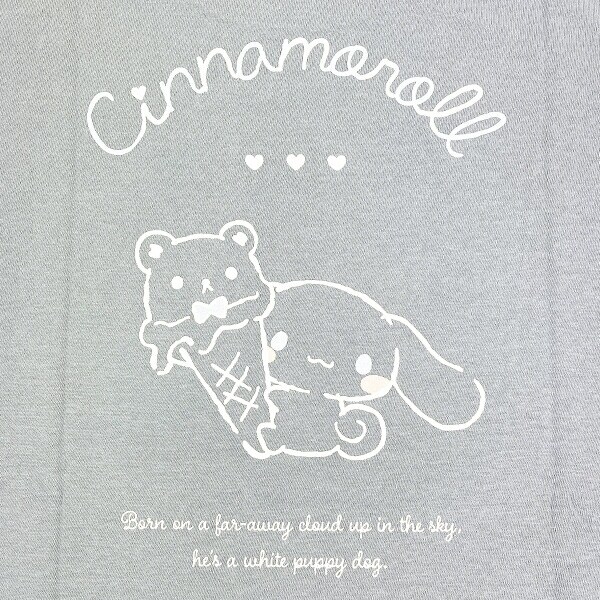 サンリオ のんびり シナモロールTシャツ(アシッドブルー) Mサイズ アパレル Sanrio