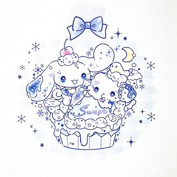 サンリオ シナモロール×こぎみゅん ドーリーミックス Tシャツ(M) ホワイト アパレル Sanrio