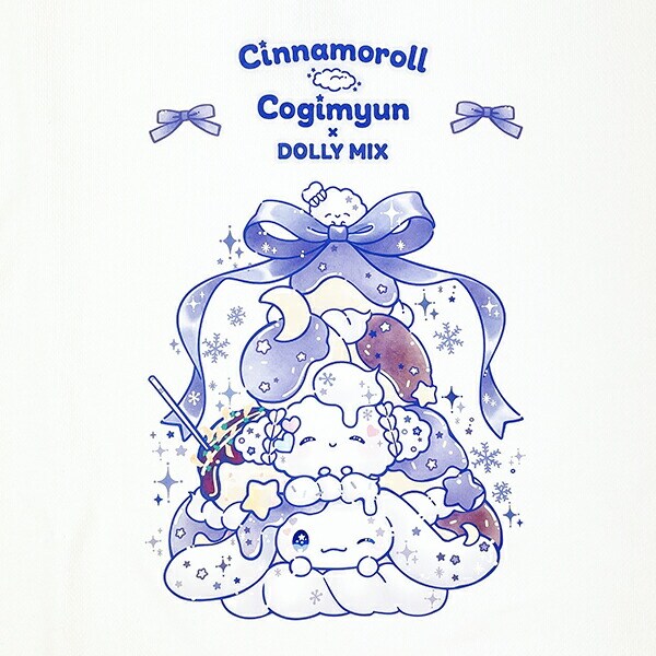 サンリオ シナモロール×こぎみゅん ドーリーミックス トレーナー(M) ホワイト アパレル Sanrio