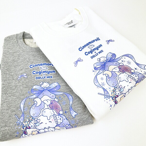 サンリオ シナモロール×こぎみゅん ドーリーミックス トレーナー(M) ホワイト アパレル Sanrio