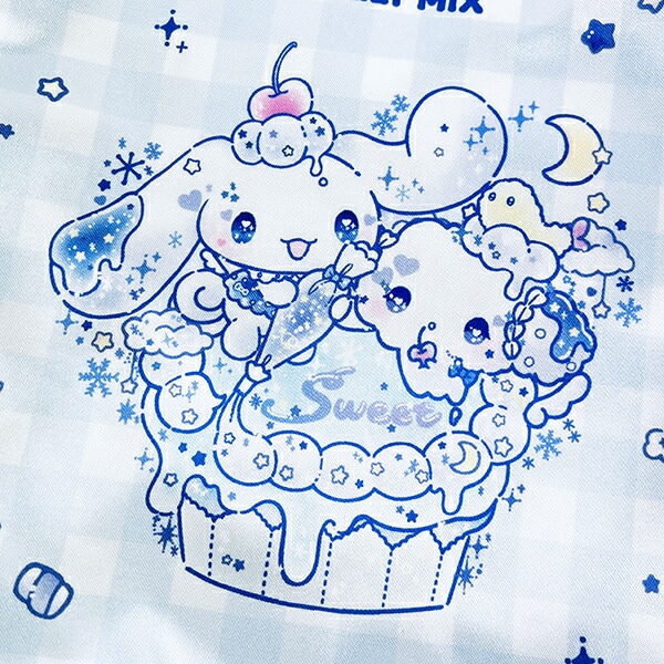 サンリオ シナモロール×こぎみゅん ドーリーミックス フリル巾着 ブルー Sanrio
