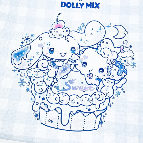 サンリオ シナモロール×こぎみゅん ドーリーミックス フリルハンドルトートバッグ ブルー Sanrio