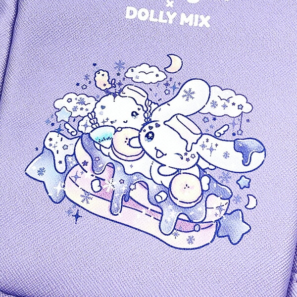 サンリオ シナモロール×こぎみゅん ドーリーミックス フリルマルチショルダーバッグ パープル Sanrio