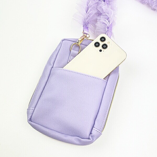 サンリオ シナモロール×こぎみゅん ドーリーミックス フリルマルチショルダーバッグ パープル Sanrio