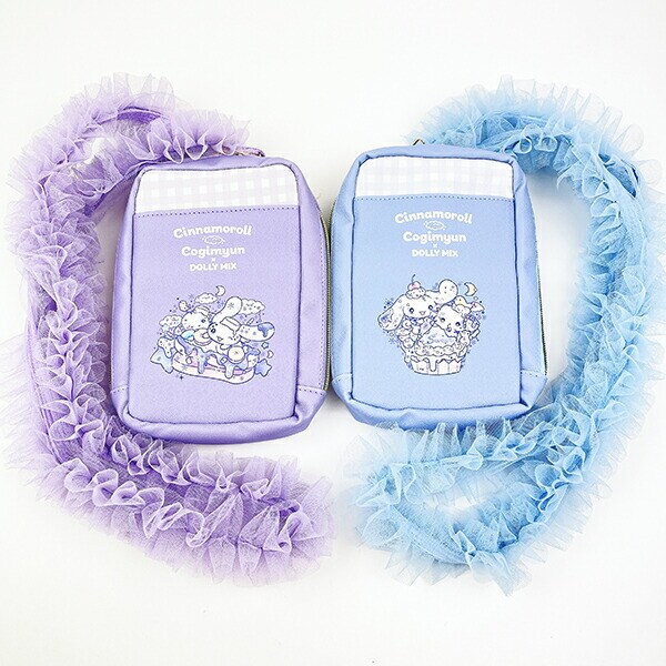 サンリオ シナモロール×こぎみゅん ドーリーミックス フリルマルチショルダーバッグ パープル Sanrio