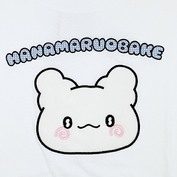サンリオ はなまるおばけ パステルPOP アップリケTシャツ(M) ホワイト アパレル Sanrio