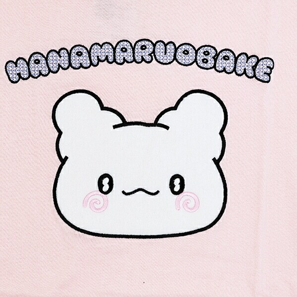 サンリオ はなまるおばけ パステルPOP アップリケTシャツ(M) ライトピンク アパレル Sanrio