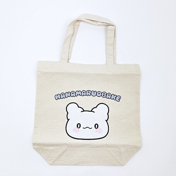 サンリオ はなまるおばけ パステルPOP アップリケトートバッグ ナチュラル Sanrio
