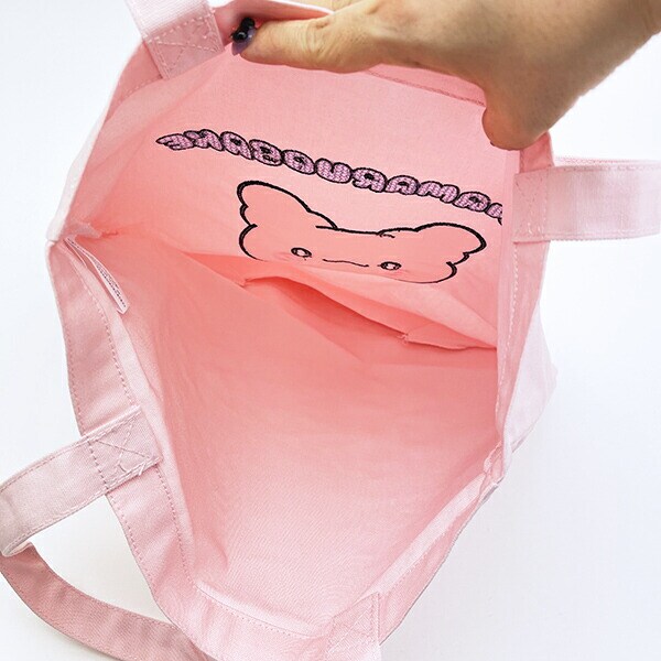 サンリオ はなまるおばけ パステルPOP アップリケトートバッグ ライトピンク Sanrio