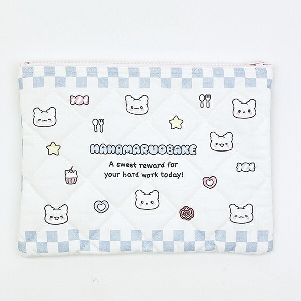 サンリオ はなまるおばけ キルティングポーチ ハート 日本製 Sanrio