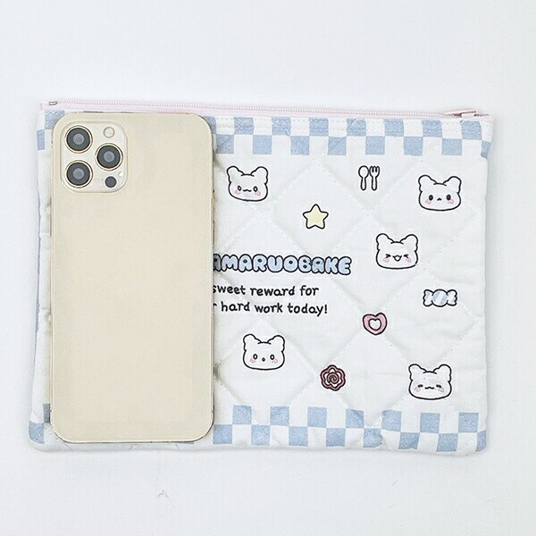 サンリオ はなまるおばけ キルティングポーチ ハート 日本製 Sanrio