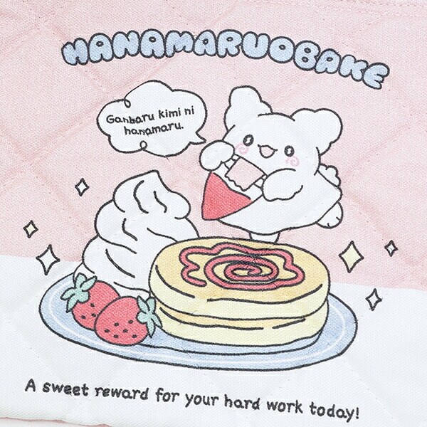 サンリオ はなまるおばけ キルティングポーチ パンケーキ 日本製 Sanrio