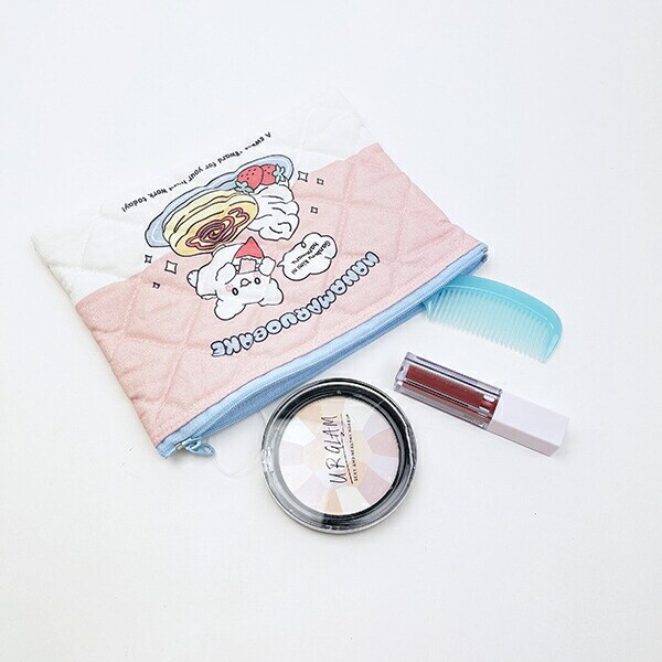 サンリオ はなまるおばけ キルティングポーチ パンケーキ 日本製 Sanrio