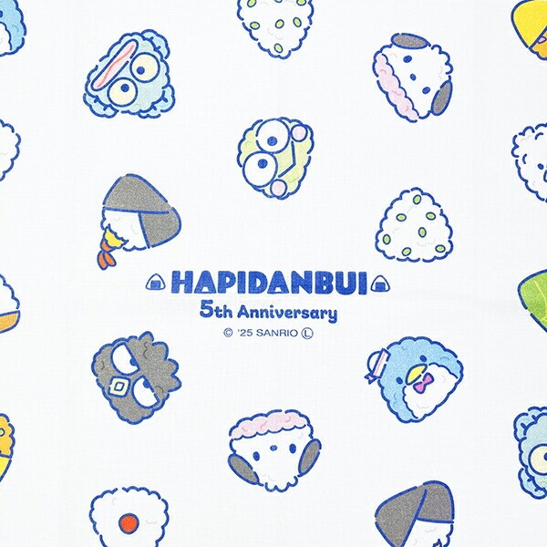 サンリオ はぴだんぶい 5th おむすび 手ぬぐい Sanrio 日本製