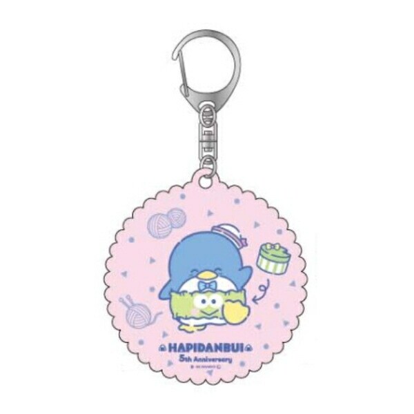 サンリオ はぴだんぶい 5th はらまきトレーディングアクキー キーホルダー 全6種コンプリートセット 日本製 Sanrio