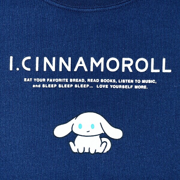 サンリオ アイシナモロール スワリ BIGTシャツ(L) ネイビー アパレル シナモン Sanrio