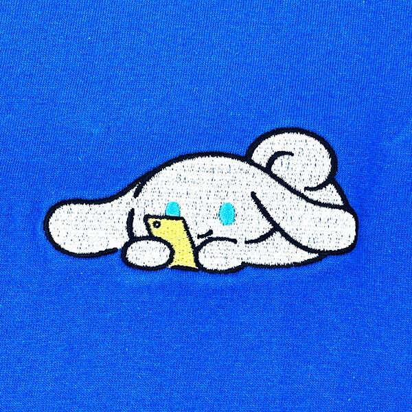 サンリオ アイシナモロール スマホ ロンTシャツ ブルー アパレル シナモン Sanrio