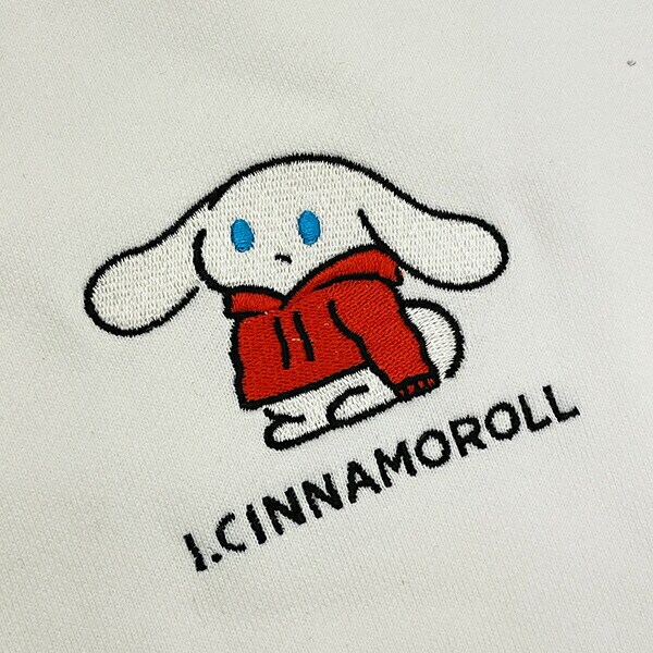 サンリオ アイシナモロール(I.CINNAMOROLL) パーカー ホワイト
