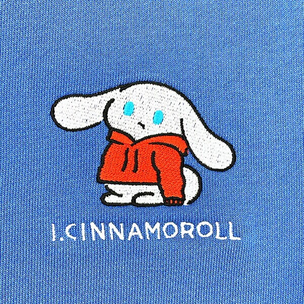 サンリオ アイシナモロール パーカー(L) ブルー アパレル シナモン Sanrio
