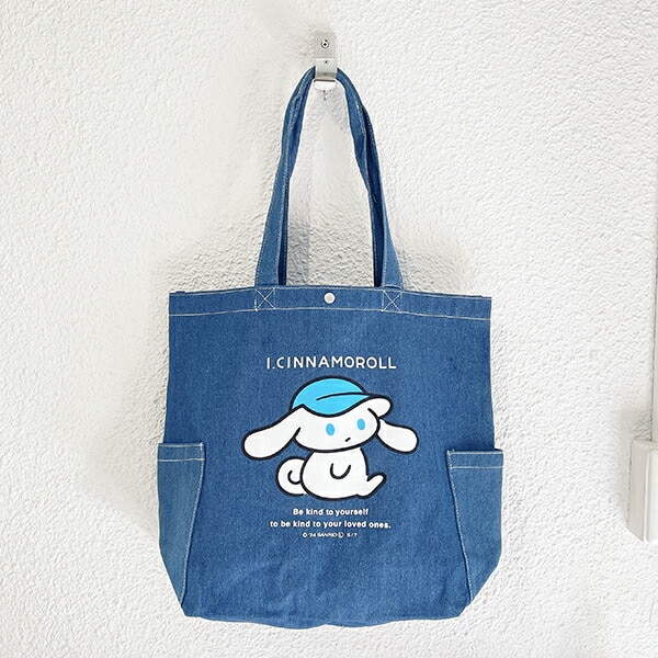 サンリオ アイシナモロール デニムトートバッグ(ボウシ) Sanrio