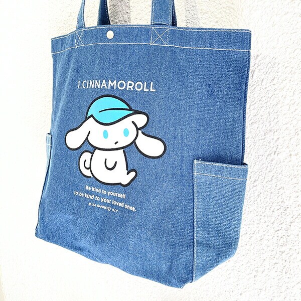 サンリオ アイシナモロール デニムトートバッグ(ボウシ) Sanrio