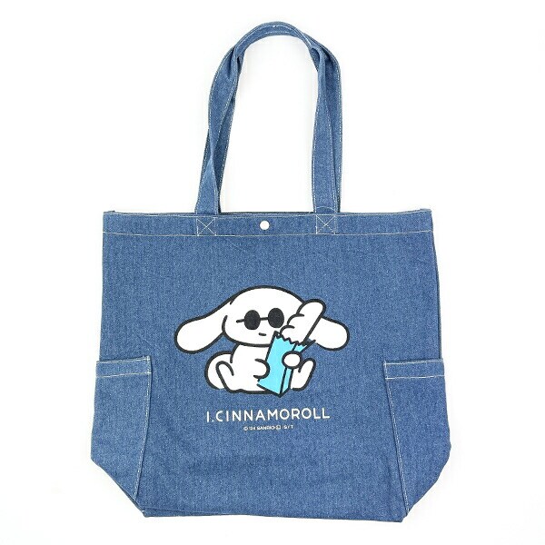 サンリオ アイシナモロールデニムトートバッグ(サングラス) Sanrio