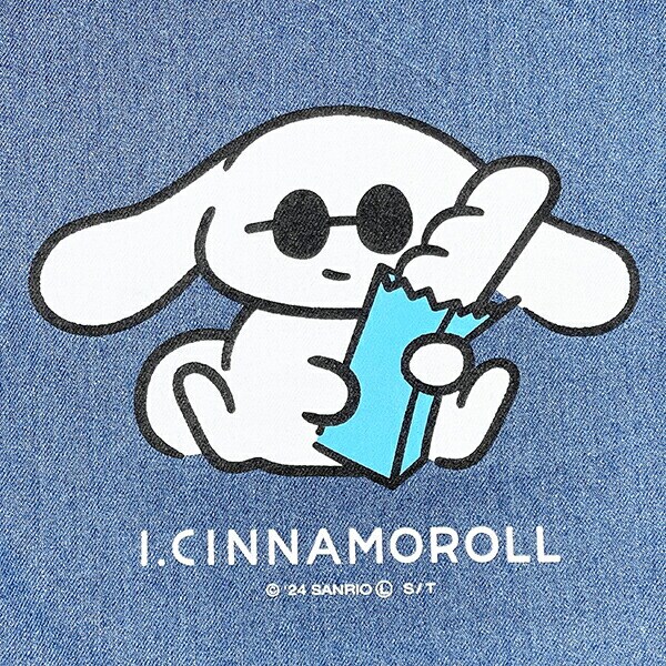 サンリオ アイシナモロールデニムトートバッグ(サングラス) Sanrio
