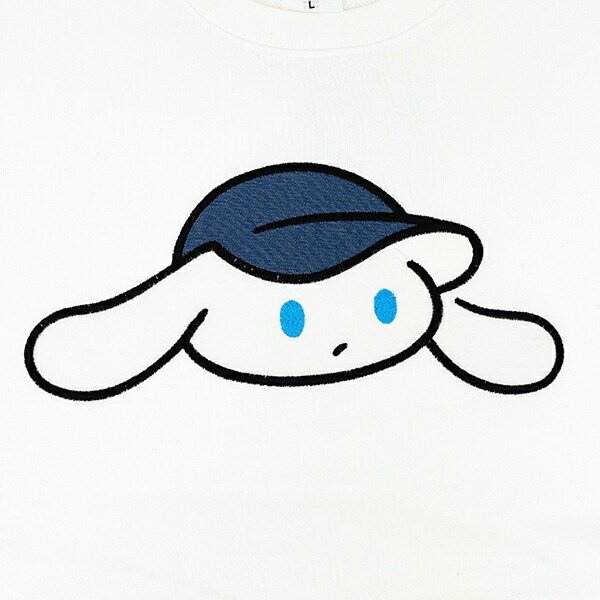 サンリオ アイシナモロール スウェットトレーナー Lサイズ (ホワイト) アパレル Sanrio