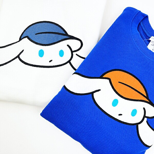 サンリオ アイシナモロール スウェットトレーナー Lサイズ (ホワイト) アパレル Sanrio