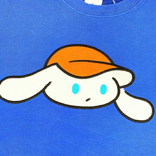 サンリオ アイシナモロール スウェットトレーナー Lサイズ (ブルー) アパレル Sanrio