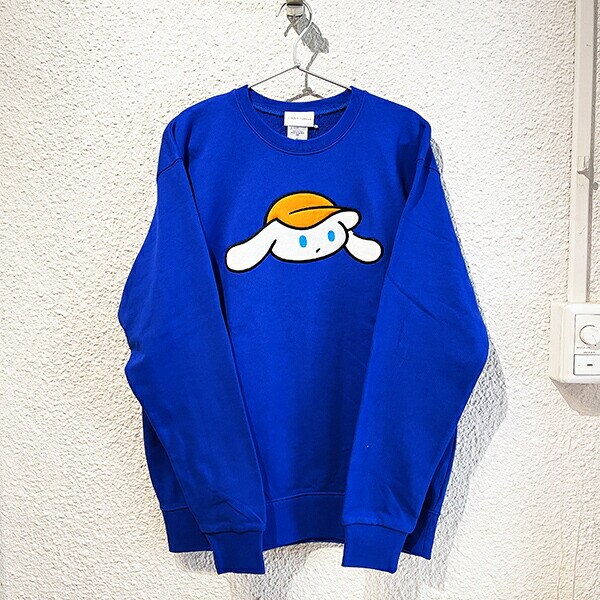 サンリオ アイシナモロール スウェットトレーナー Lサイズ (ブルー) アパレル Sanrio