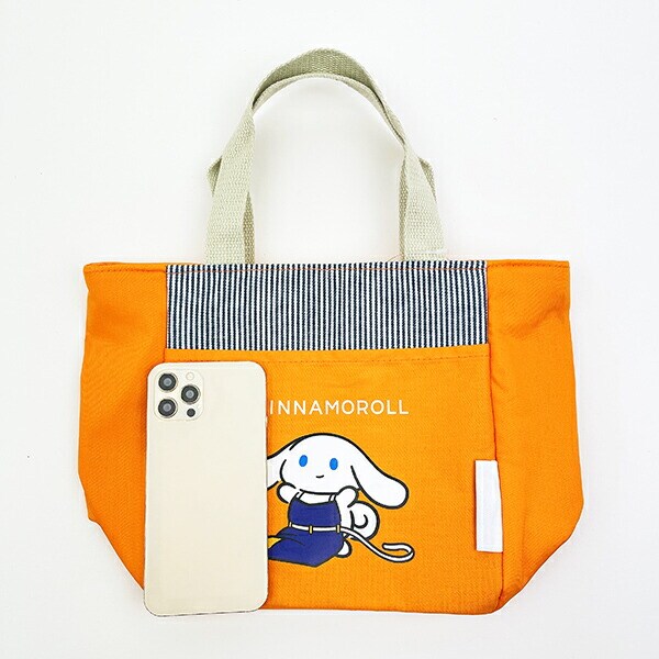 サンリオ アイシナモロール 保冷ランチトートバッグ (オレンジ) キッチン シナモン Sanrio