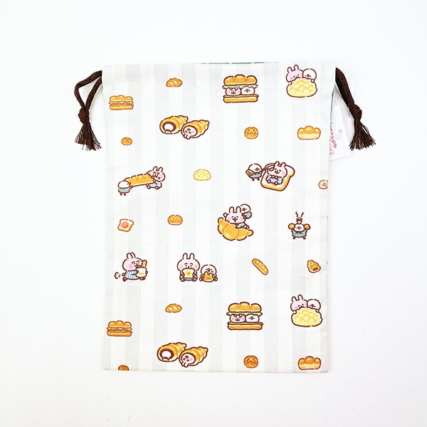 カナヘイの小動物 巾着 パン巡り ポーチ 小物入れ