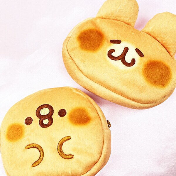 カナヘイの小動物 パン巡り パンモチーフ ポーチ ピスケ 小物入れ