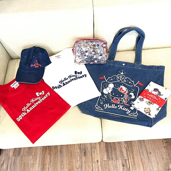 サンリオ ハローキティ 50th手ぬぐい  日本製